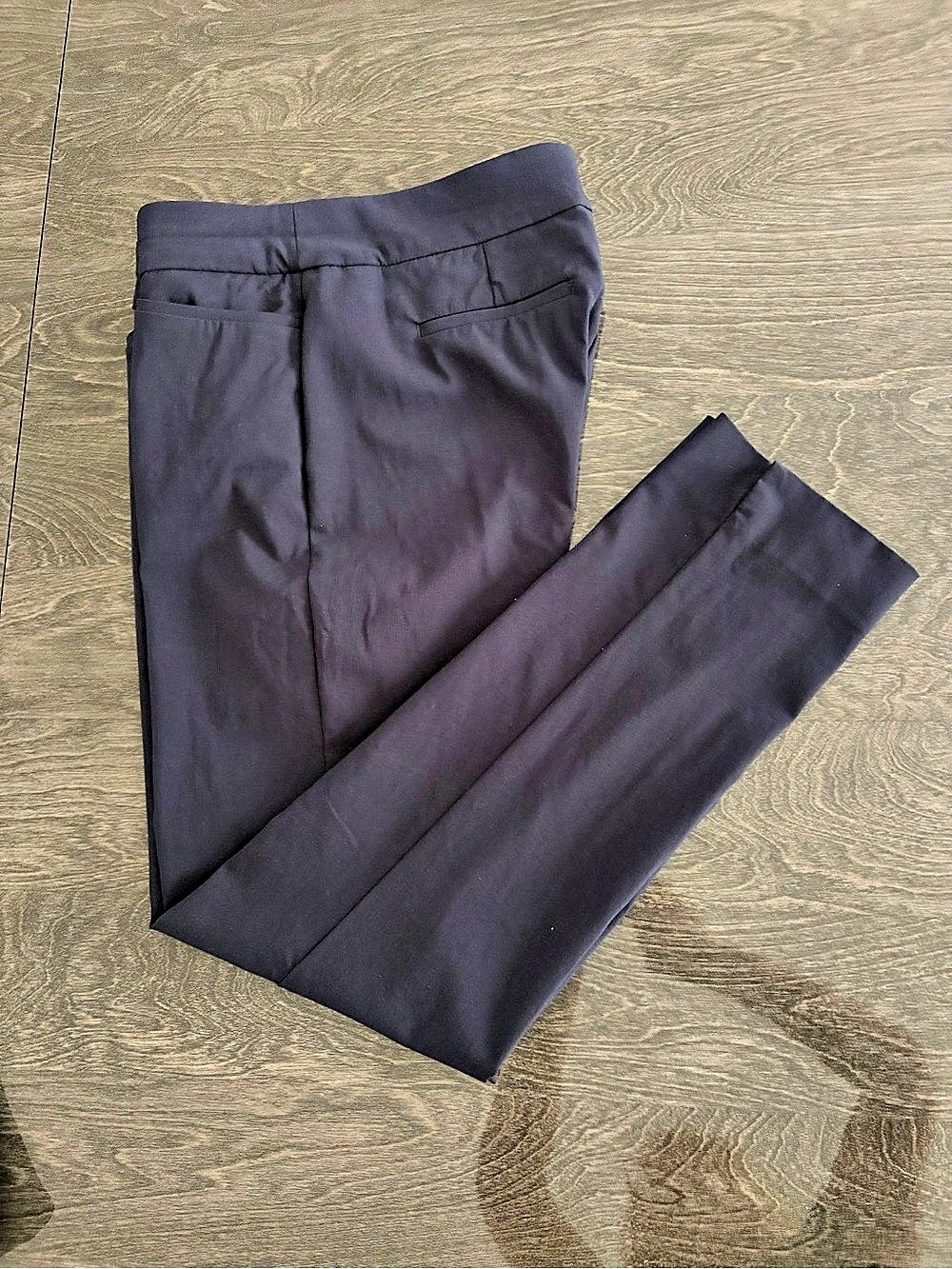 Chico's Women's Trousers Navy Blue Size 8R